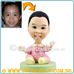 Custom 3D Sweet & Cute Baby Girl Figurine